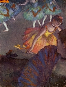 Ballett, von einer Loge aus gesehen nach Degas